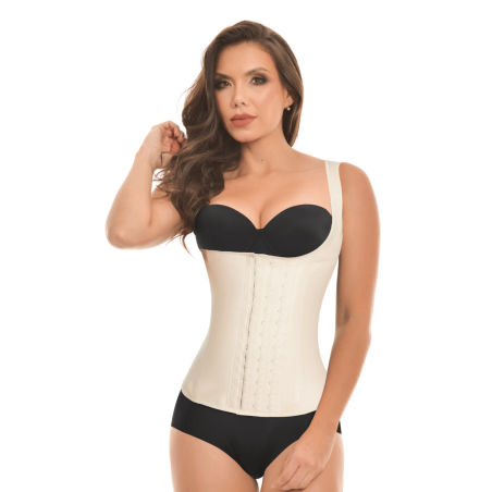 Chaleco Moldeador de Látex | Compresión Firme y Soporte de Espalda