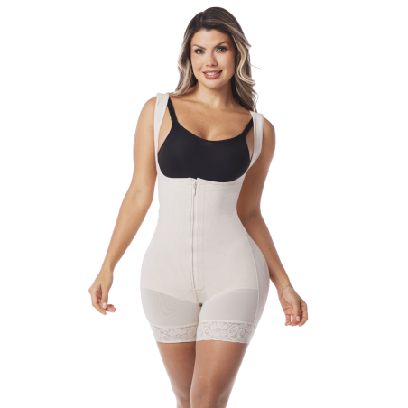 Faja alta compresión pecho libre | Moldea y realza