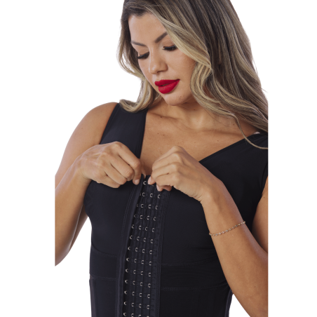 Faja alta compresión con 13 varillas y sujetador | Moldea