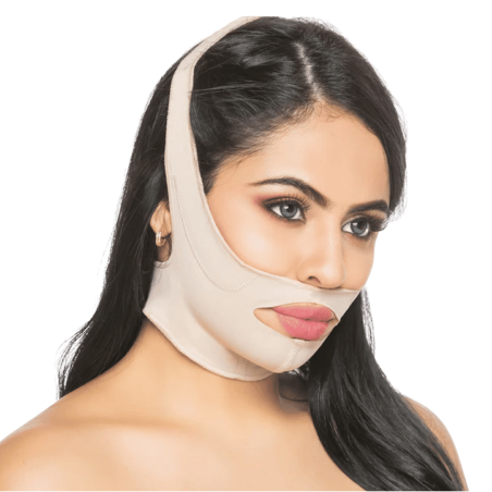 Mentonera para bichectomía post quirúrjica