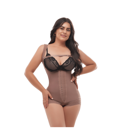 Faja Body Tipo Braga con Senos Libres | Corrector de Espalda | Fajas Mayret